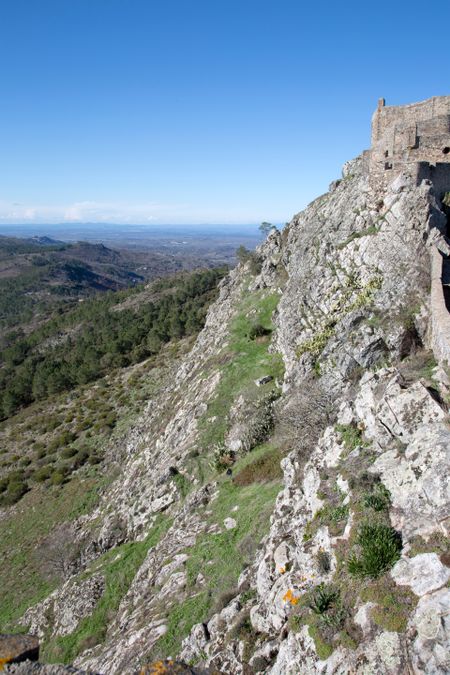 View from Marvao Castle; Portugal; Europe