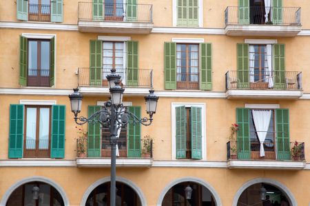 Plaza Mayor in Palma, Majorca, Spain