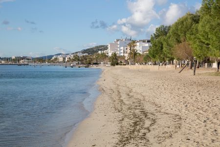 Pollenca Port Beach, Majorca, Spain