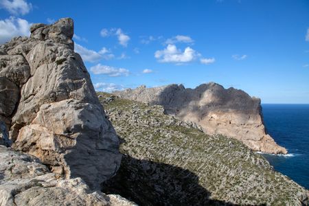 Cliff Formation on Formentor; Majorca; Spain