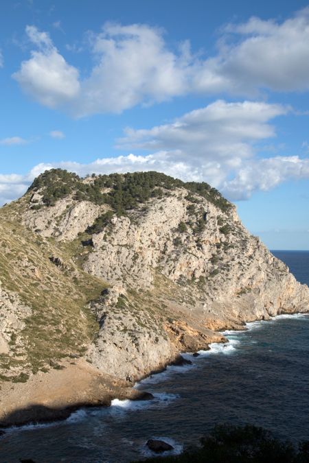View of Formentor Cliffs; Majorca; Spain