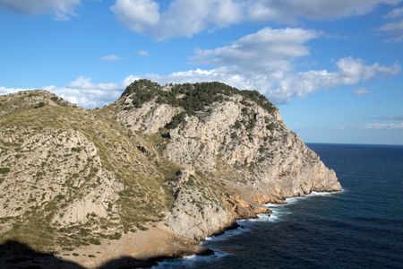 View of Formentor Cliffs; Majorca; Spain