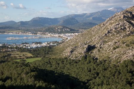 View of Pollenca Port; Mallorca; Spain