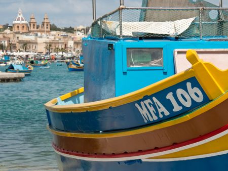 marsaxlokk on the Island of malta