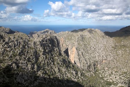 Tramontana Mountains near Lluc, Majorca, Spain