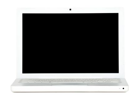 laptop computer isolated over a white background