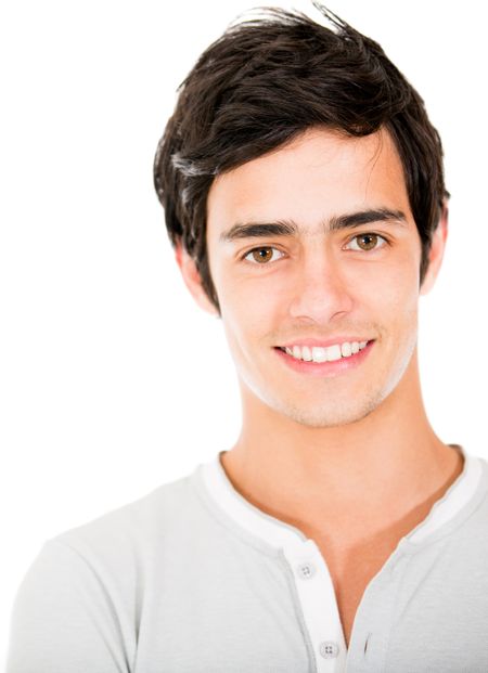 Casual young man - isolated over a white background