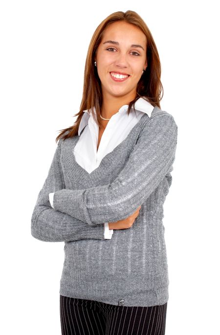 business-woman-smiling-isolated-white-background-10613956 business woman smiling - isolated over a white background