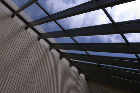 Skylight and supporting wall