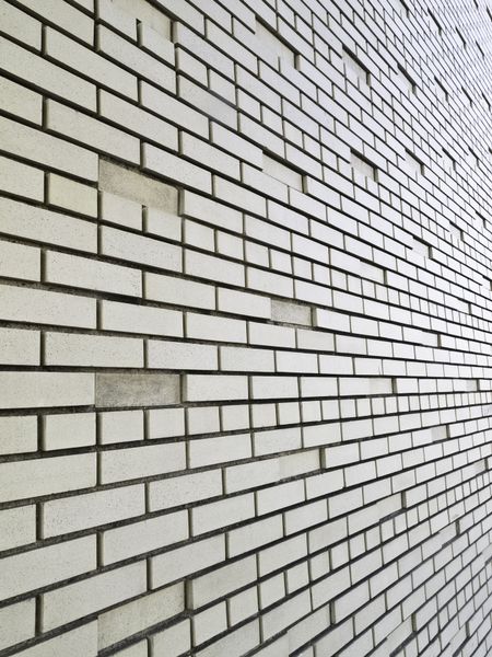 Exterior brick wall with mosaic effect -- for texture or background
