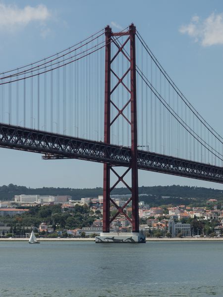 Lisbon in Portugal at the river tejo