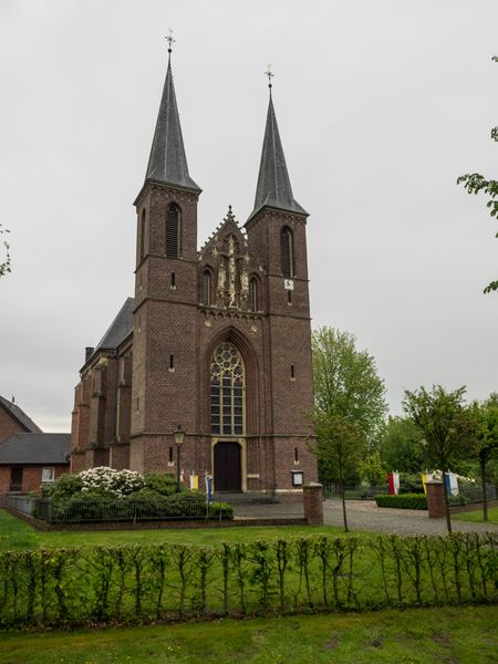 church in a small german village