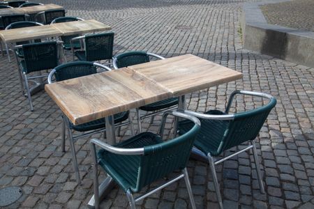 Cafe Table and Chairs, Copenhagen, Denmark