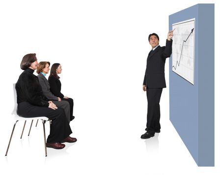 Business presentation in an office 6