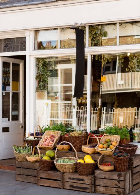 Local grocery shop selling fresh vegetables and fruits