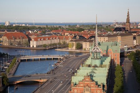 View of Copenhagen; Denmark, Europe