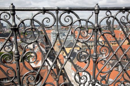 View from Round Tower; Copenhagen; Denmark