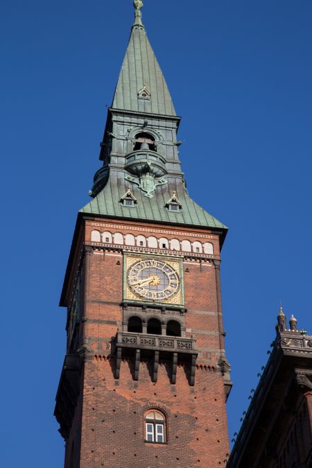 Tower of City Hall; Copenhagen; Denmark