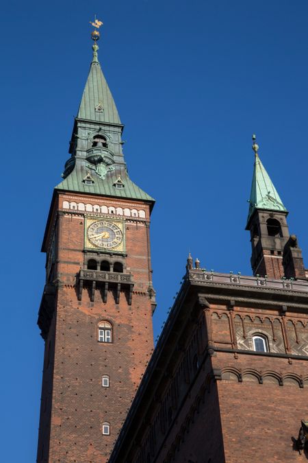 Tower of City Hall; Copenhagen; Denmark