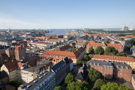 View from Our Saviour Church, Copenhagen; Denmark