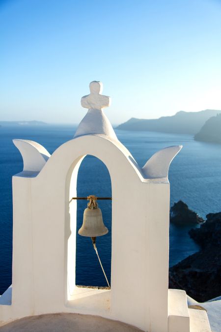 beautiful-church-island-santorini-115922584 Beautiful church in the island of Santorini