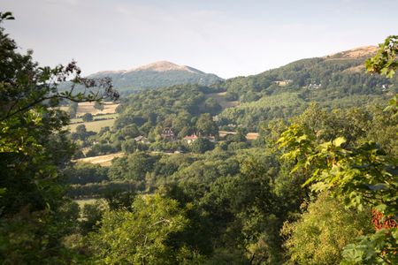Landscape of Malvern Hills, England; UK