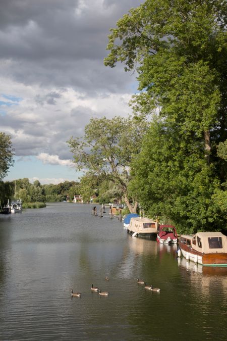 River Thames, Goring, England, UK,