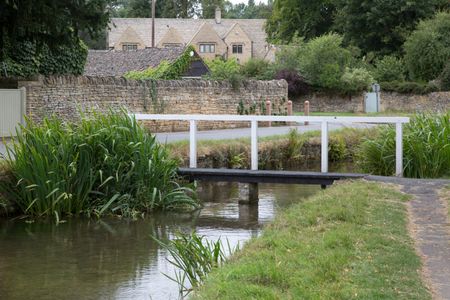 River Eye; Lower Slaughter, Cotswolds; England; UK