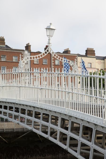 Ha’Penny Bridge in Dublin; Ireland