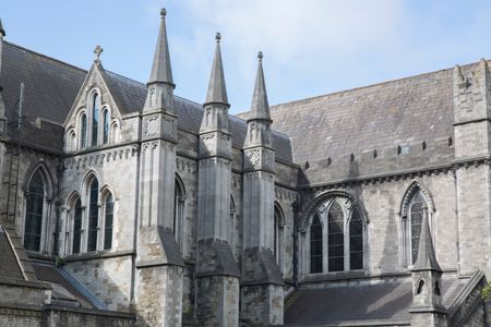 St Patricks Cathedral Facade; Dublin; Ireland