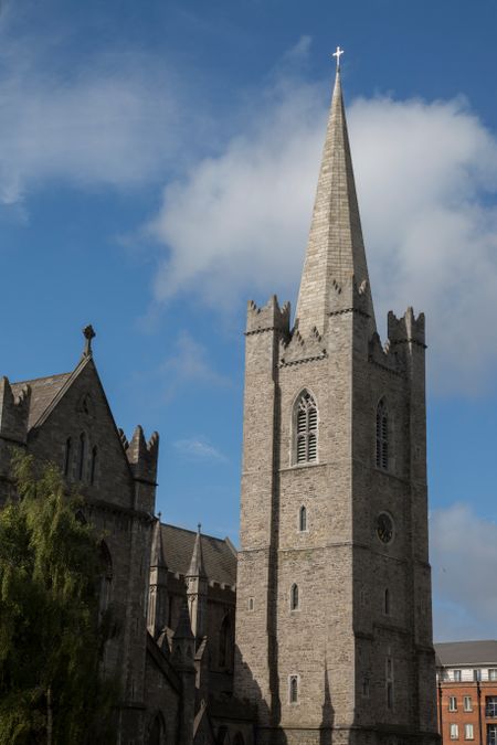 St Patricks Cathedral Tower; Dublin; Ireland