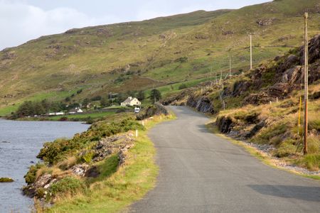 Open Road, Fee Lough Lake; Connemara National Park; Ireland
