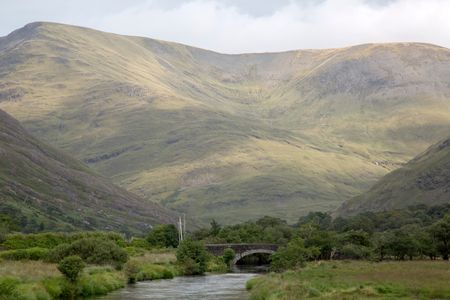 Bundoragha, River, Killary; Fjord; Connemara; National; Park; Ireland