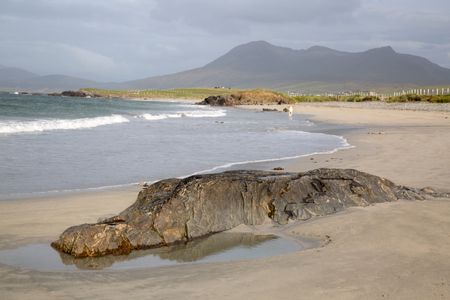 Silver Strand Beach; Tully; Connemara National Park; Ireland