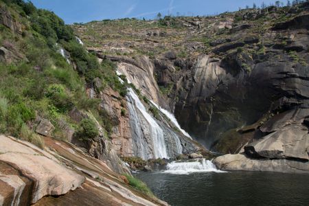 Waterfall in Galicia Spain