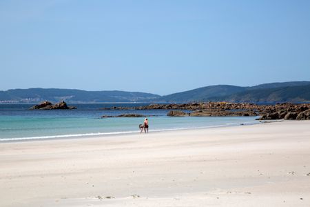 Beach in Galicia Spain