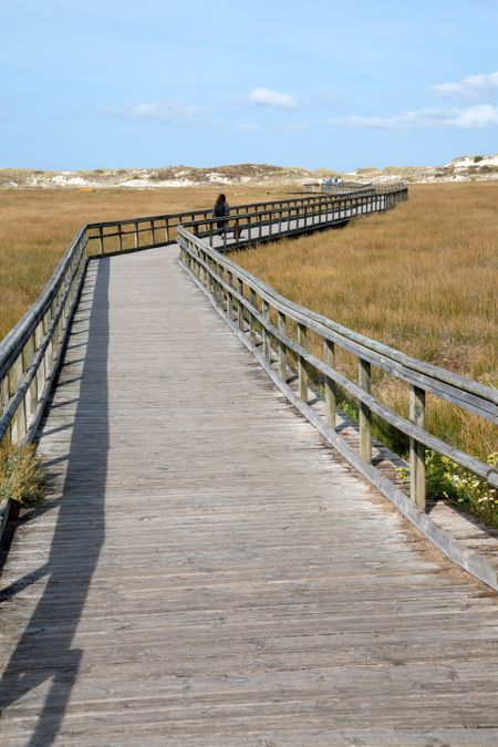 Walkway at Beach in Galicia Spain