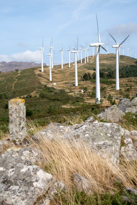 Wind Turbines, Galicia, Spain