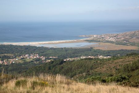 View and Beach in Galicia Spain