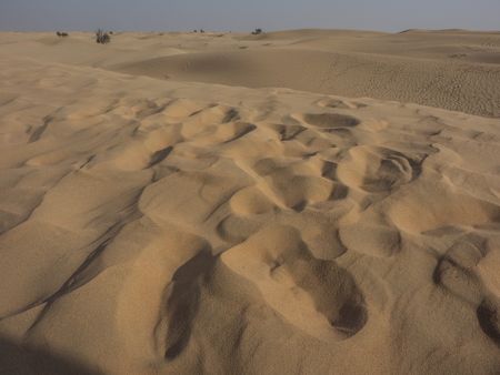 The City  of abu Dhabi in the arabian desert