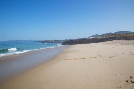 Sandy Beach; Galicia; Spain