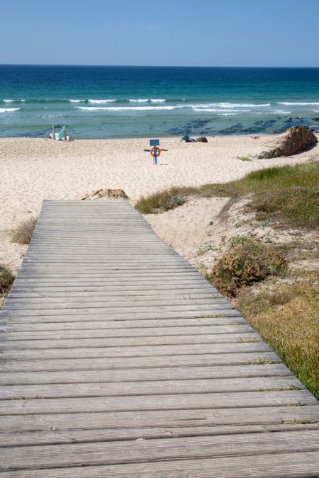 Walkway at Beach, Galicia; Spain
