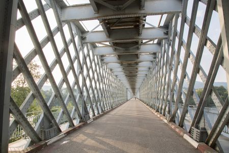 International Railway and Road Bridge between Spain and Portugal