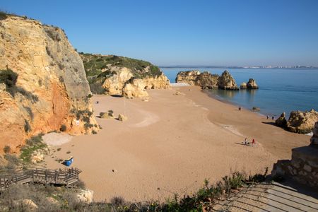 Beach; Lagos; Algarve; Portugal