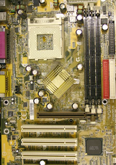 Circuits from a mother board