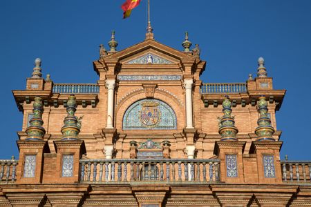 Plaza de Espana Square; Seville; Spain