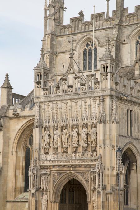 Entrance of Gloucester Cathedral; England; UK