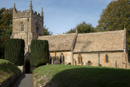 Parish Church, Upper Slaughter; Cotswold Village; Cheltenham; England; UK
