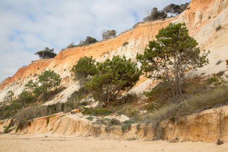 Cliffs at Falesia Beach; Algarve; Portugal