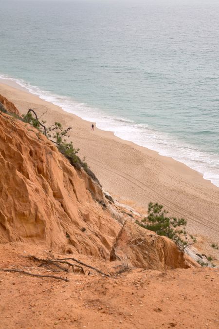 Cliffs at Falesia Beach; Algarve; Portugal